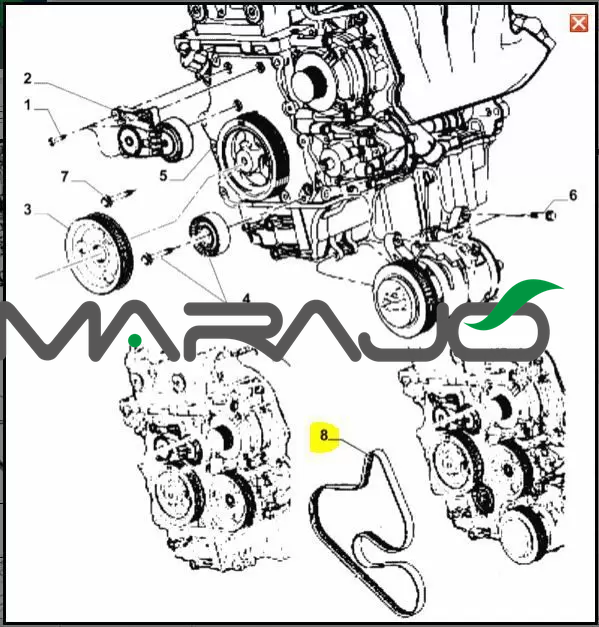 Correia de transmissão - image 1